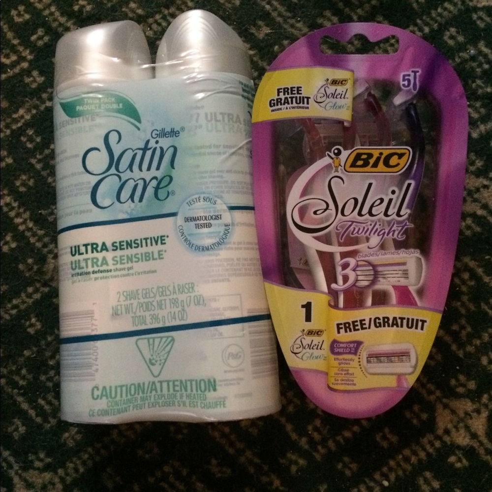 3/$10 Shaving cream and razors